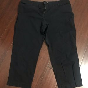 Loft Curvy Crop dress pants